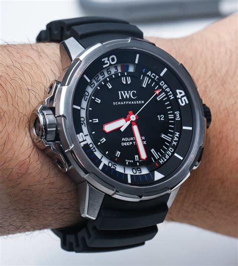 iwc aquatimer deep one|iwc aquatimer depth gauge.